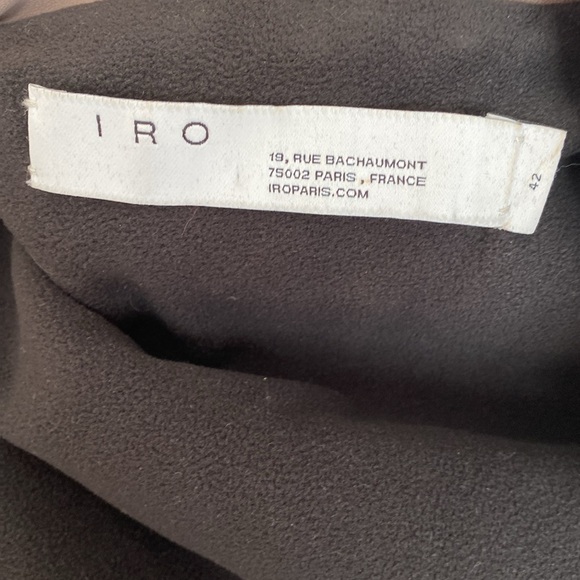 IRO Newhan leather motorcycle biker jacket 10 - Picture 9 of 11